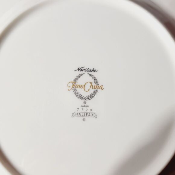 Noritake Salad Plates 8 1/4in Halifax Fine China Floral Lot of 4 Vtg 7729 Rose - Picture 7 of 7